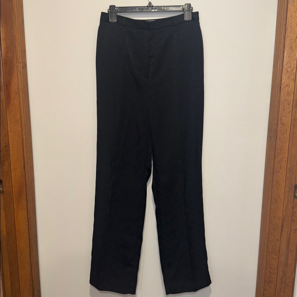 Alfani NWT Size 8 Women's Textured Black Pants Suit - Picture 5 of 8